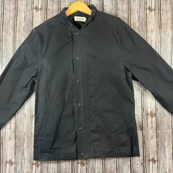 Taylor Stitch Halley Stevensons Waxed Cotton Jacket 38S Black Weatherproof - Picture 1 of 6